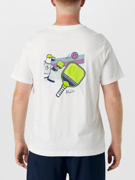 Penguin Mens Fall Pickleball Graphic T-Shirt