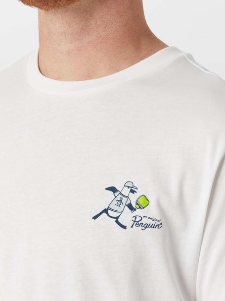 Penguin Mens Fall Pickleball Graphic T-Shirt