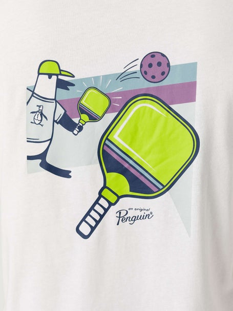 Penguin Mens Fall Pickleball Graphic T-Shirt