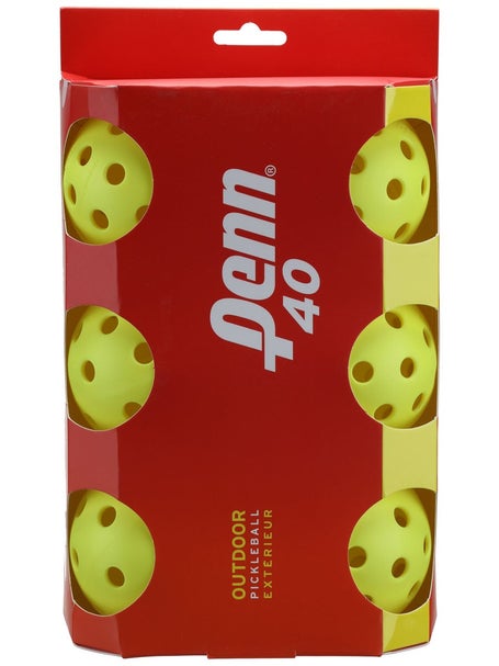 PENN 40 Outdoor Pickleballs - Neon