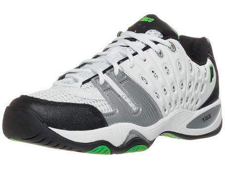 Prince T22 White/Black/Green\Mens Shoes