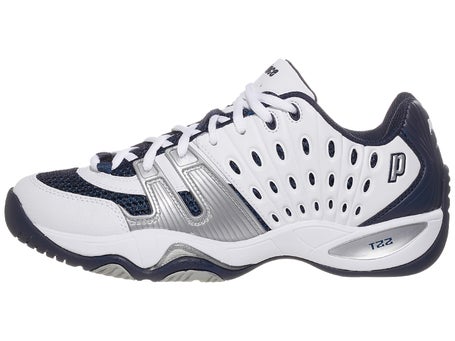 Prince T22 White/Navy/Silver\Mens Shoes