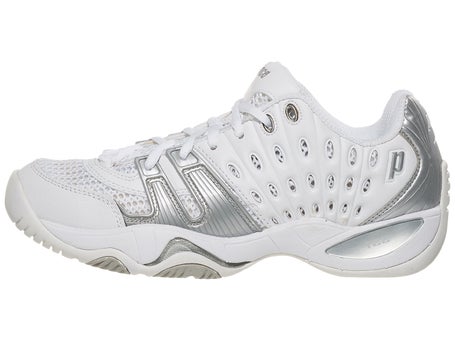 Prince T22 White/Silver\Womens Shoes