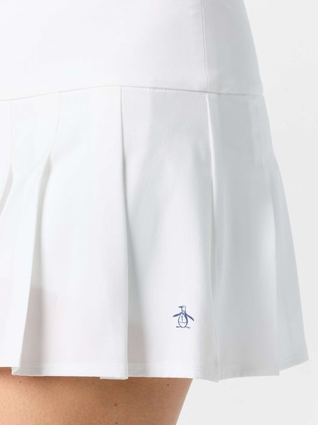 Penguin Womens Core Pleat Skirt - White