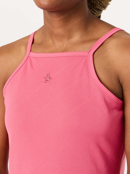 Penguin Womens Fall Grid Jacquard Tank