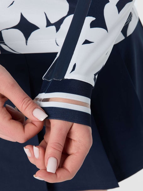 Penguin Womens Summer Riviera Floral Quarter Zip