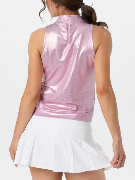 Penguin Womens Spring Sleeveless Metallic Tank