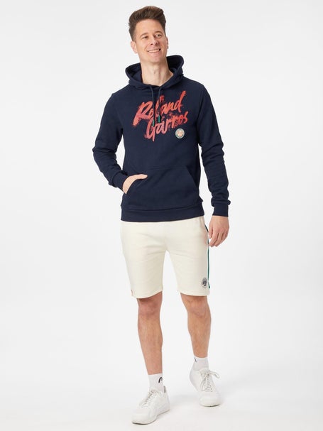 Roland Garros Mens Text Hoodie