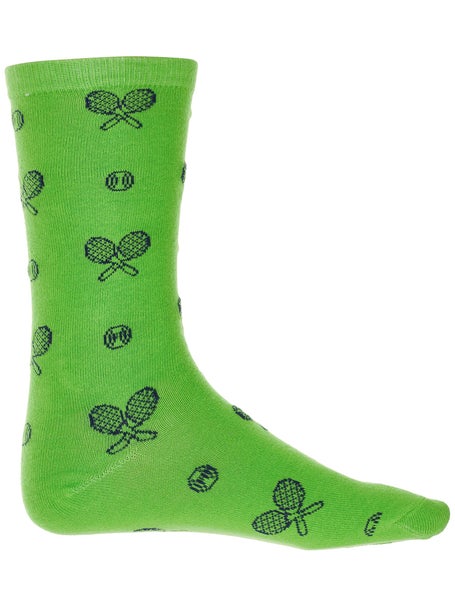 Racquet Inc Novelty Tennis Sock Green