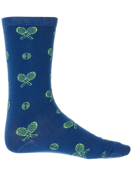 Racquet Inc Novelty Tennis Sock Navy