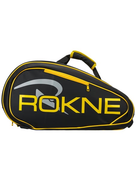 ROKNE Tournament Pickleball Bag - Black/Yellow