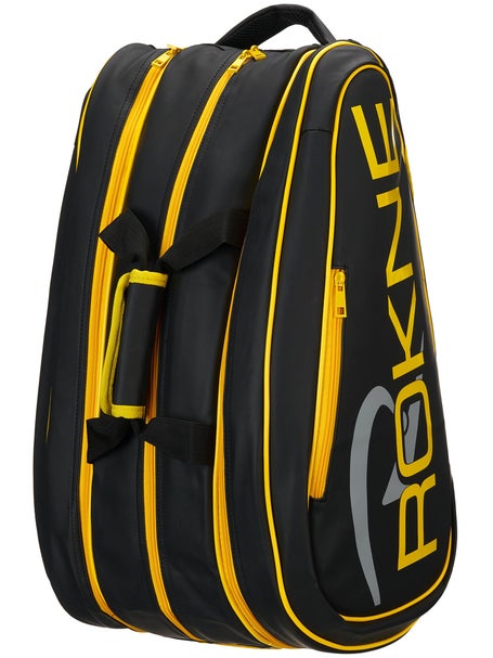 ROKNE Tournament Pickleball Bag - Black/Yellow