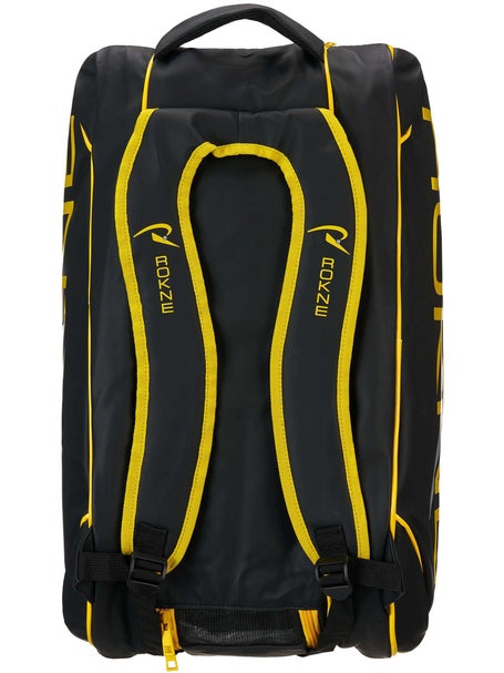 ROKNE Tournament Pickleball Bag - Black/Yellow