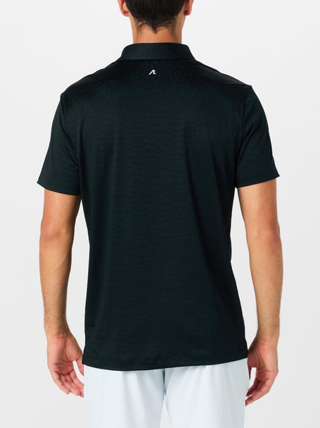 REDVANLY Mens Fall Kendall Jaquard Polo