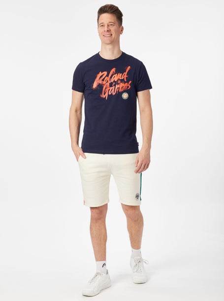Roland Garros Mens Text T-Shirt