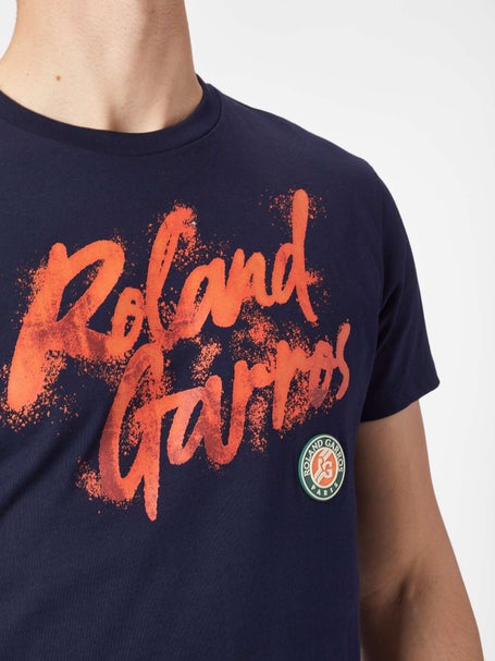 Roland Garros Mens Text T-Shirt