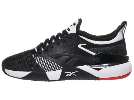 Reebok Nano Court Black/White/Red Womens Shoes