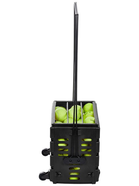 Tourna Ballport 80 Deluxe Ball Hopper Black w/ Wheels