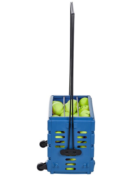 Tourna Ballport 80 Deluxe Ball Hopper Blue w/Wheels