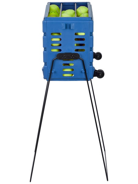 Tourna Ballport 80 Deluxe Ball Hopper Blue w/Wheels