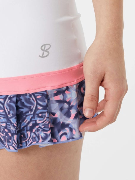 Sofibella Womens Kali Pleat Border Skirt