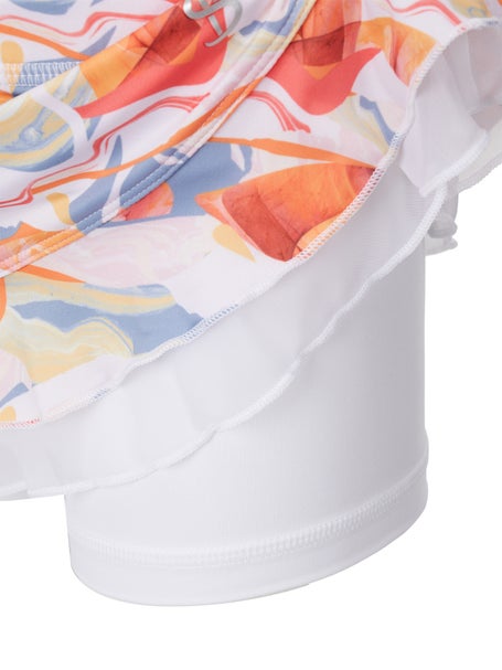 Sofibella Girls UV Double Ruffle Skirt - Camo Block