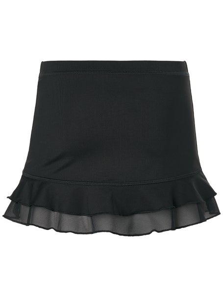 Sofibella Girls UV Double Ruffle Skirt - Black
