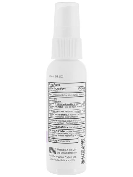 Surface Hand Sanitizer Pump Spray 2oz