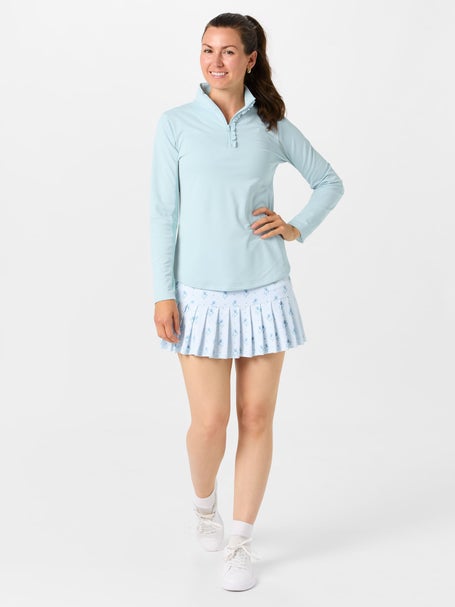 Smith & Quinn Womens Ava Ruffle Quarter Zip