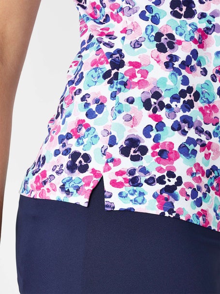 SanSoleil Womens SolTek LUX Mock Tank - Jungle