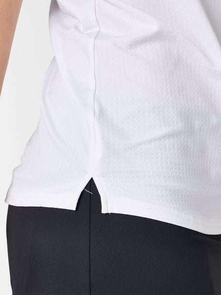 SanSoleil Womens SolTek Mock Tank - White