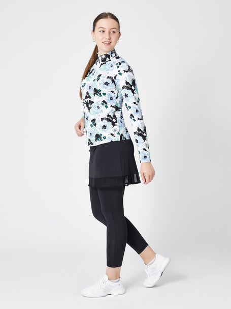 SanSoleil Womens SolTek LUX 1/4 Zip - Camelia Blue