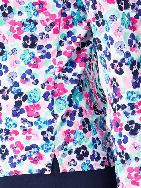 SanSoleil Womens SolTek LUX 1/4 Zip - Jungle