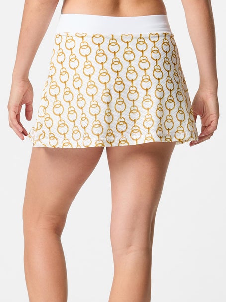 Sofibella Womens Airflow Skirt - Chain White