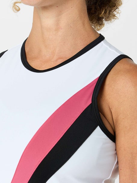 Sofibella Womens Amore Mio Contrast Stripe Tank