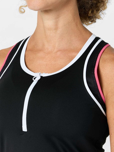Sofibella Womens Amore Mio Zip Tank