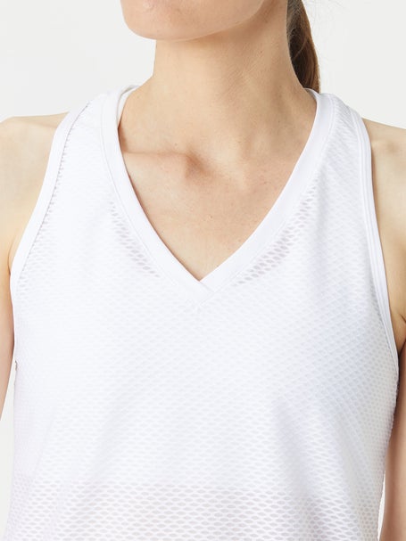 Sofibella Womens Airflow Racerback Tank - White