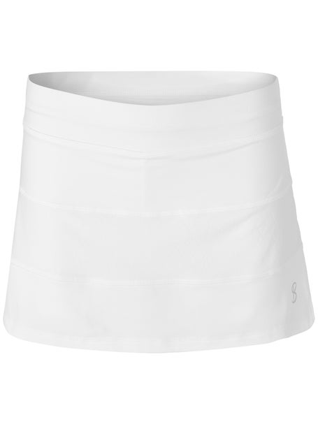 Sofibella Womens UV Solid Skirt - White