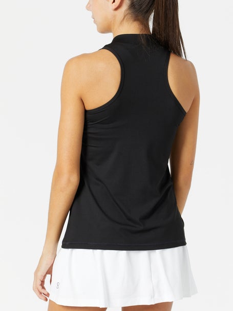 Sofibella Womens UV Racer Tank - Black