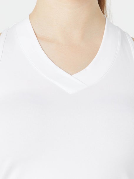 Sofibella Womens UV Racer Tank - White