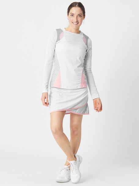 Sofibella Womens Cosmopolitan Stripe 14 Skirt