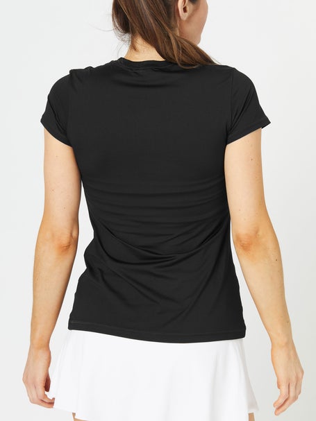 Sofibella Womens UV Cap-Sleeve - Black