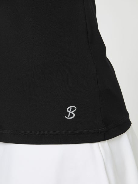 Sofibella Womens UV Cap-Sleeve - Black