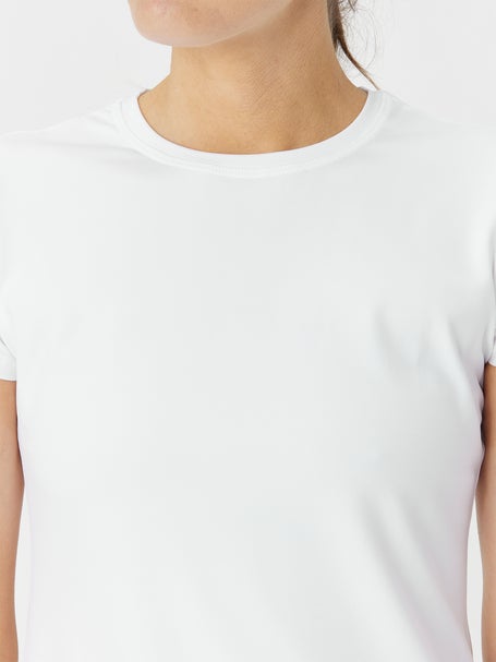 Sofibella Womens UV Cap-Sleeve - White