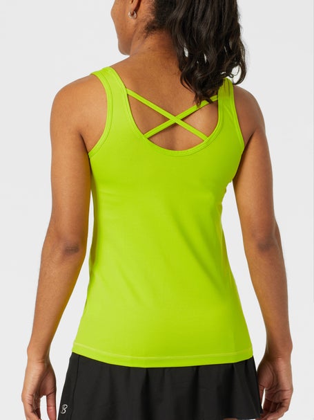 Sofibella Womens UV X-Back Tank - Lime