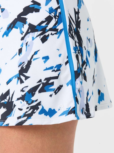 Sofibella Womens Electric Blue Print Skirt