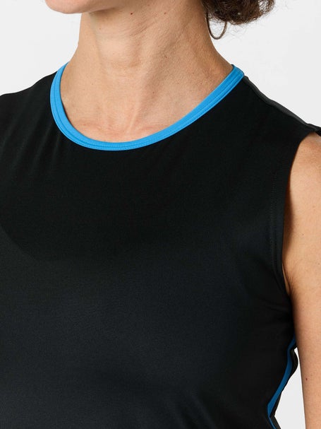 Sofibella Womens Electric Blue Trim Tank