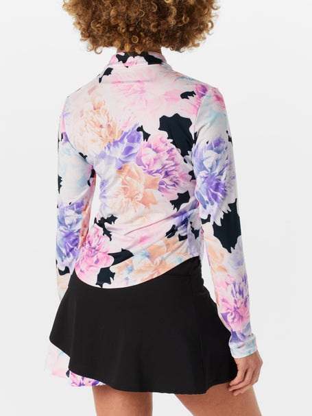 Sofibella Womens Flora Lux Half Zip Long Sleeve