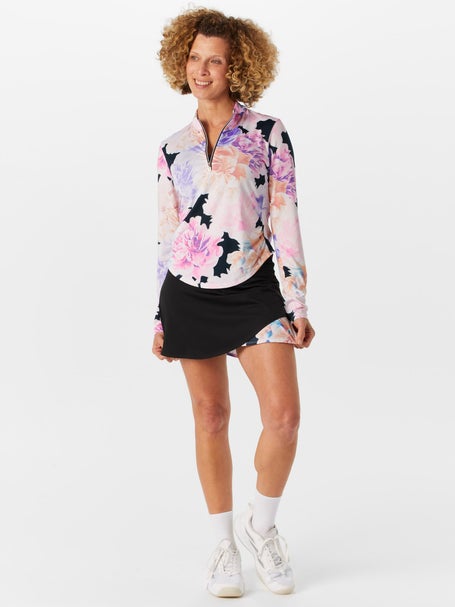 Sofibella Womens Flora Lux Half Zip Long Sleeve