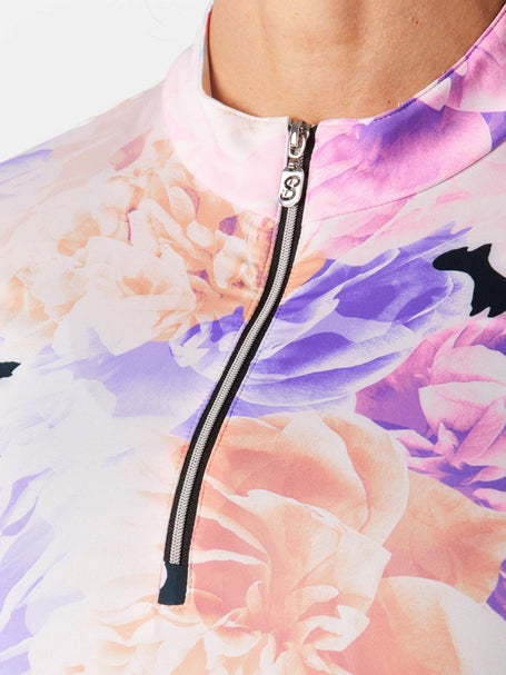 Sofibella Womens Flora Lux Half Zip Long Sleeve